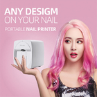 Nail Printer Salon Kecantikan Mesin Polish Laser Digital Nail Art Printer 21kg